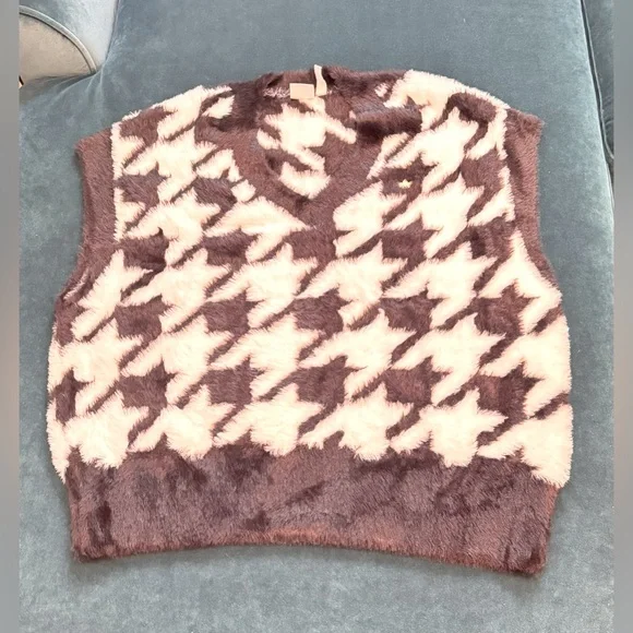 adidas originals women Houndstooth Vest size M - Picture 2 of 5